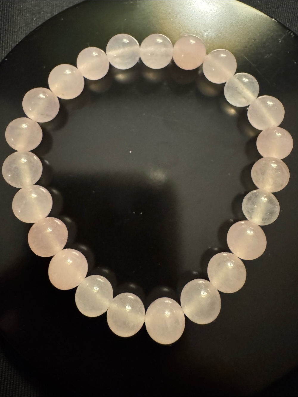 Genuine Rose Quartz Stretch Bracelet